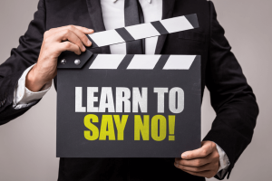 The art of saying No